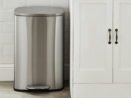 Stainless Steel 50L Pedal Bin